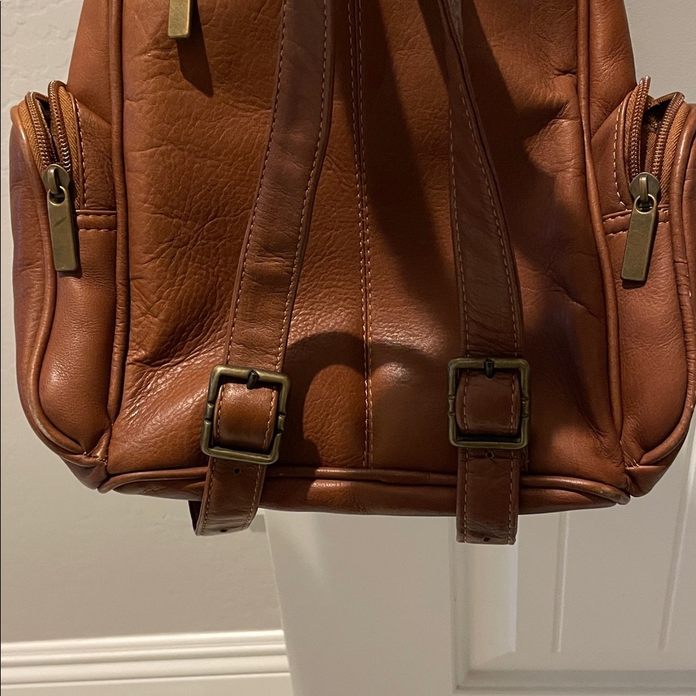 Wilson Brown Leather Mini Backpack - image 3